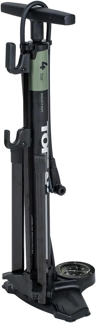 Topeak Unisex – Erwachsene Transformer Mountain EX Pumpe, Schwarz und Gelb, 65,9x23,6x24,3 cm