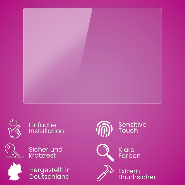 atFoliX Glasfolie kompatibel mit Huawei MateBook 16s Displayfolie, 9H Hybrid-Glass FX Schutzpanzer F