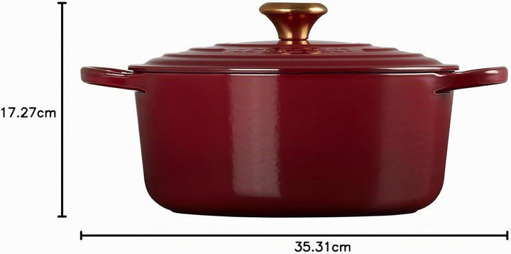 Le Creuset Signature Roaster Round 26cm Rhone (21177269494441) Black 5.5 Qt, Black 5.5 Qt