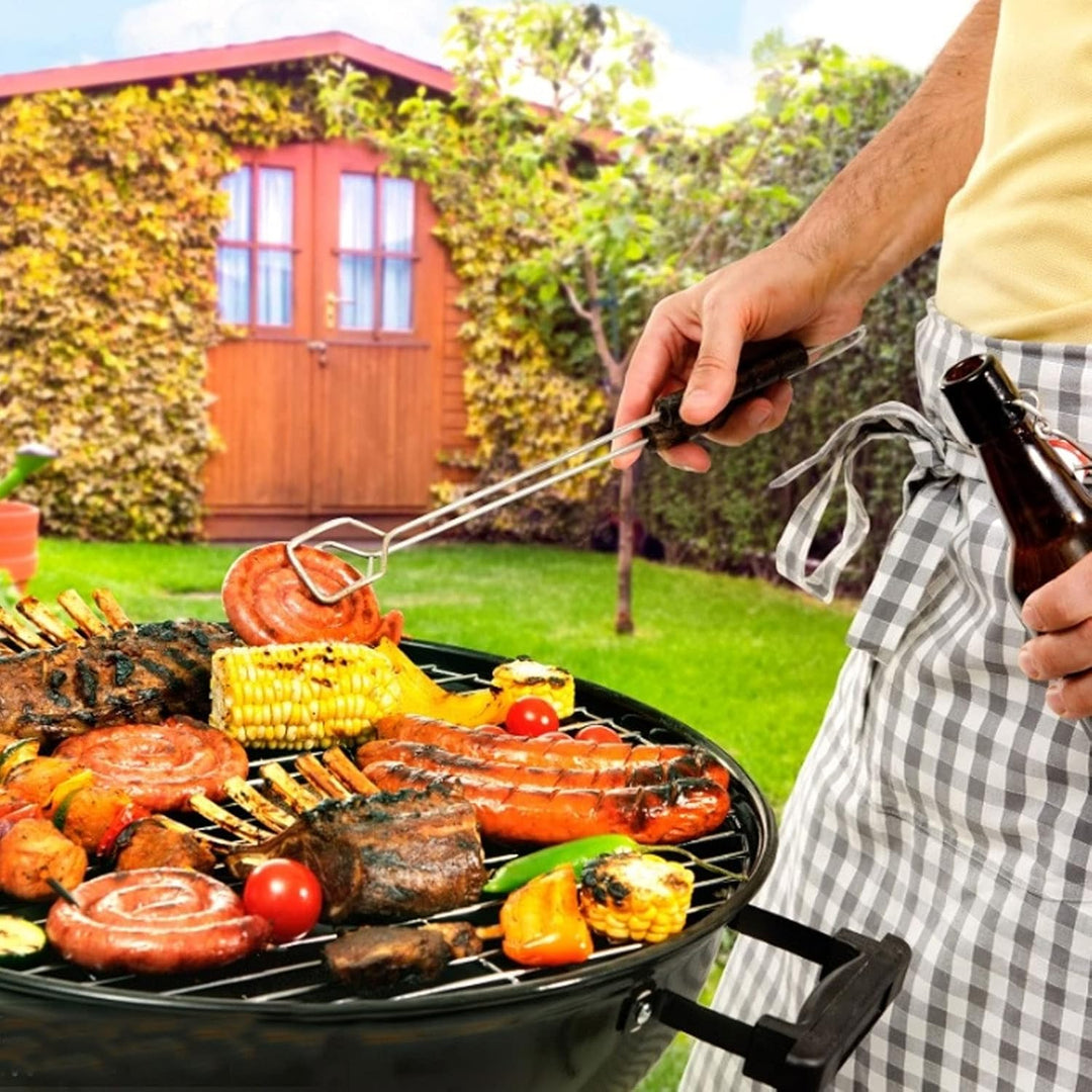 Grillrost Rund Ø 38cm, 11 Balken 3cm Abstand Edelstahl Grillroste BBQ Grill Zubehör für Rost, Grillg