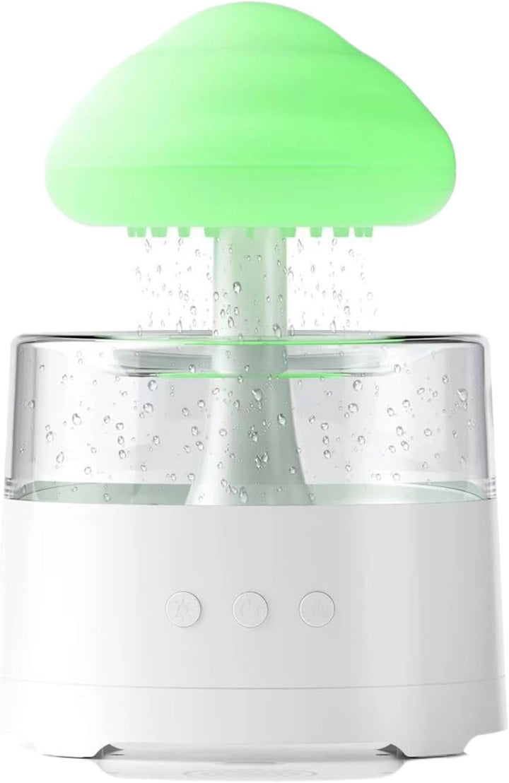 LED Rain Cloud Diffuser, Relaxing Rain Sound Humidifier, Water Drip Lamp Humidifier, Cool Mist Rain