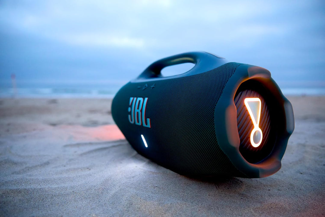 JBL Boombox 4 Tragbarer Bluetooth Lautsprecher, JBL Pro Sound mit AI Sound Boost, IP68 Wasser- und S