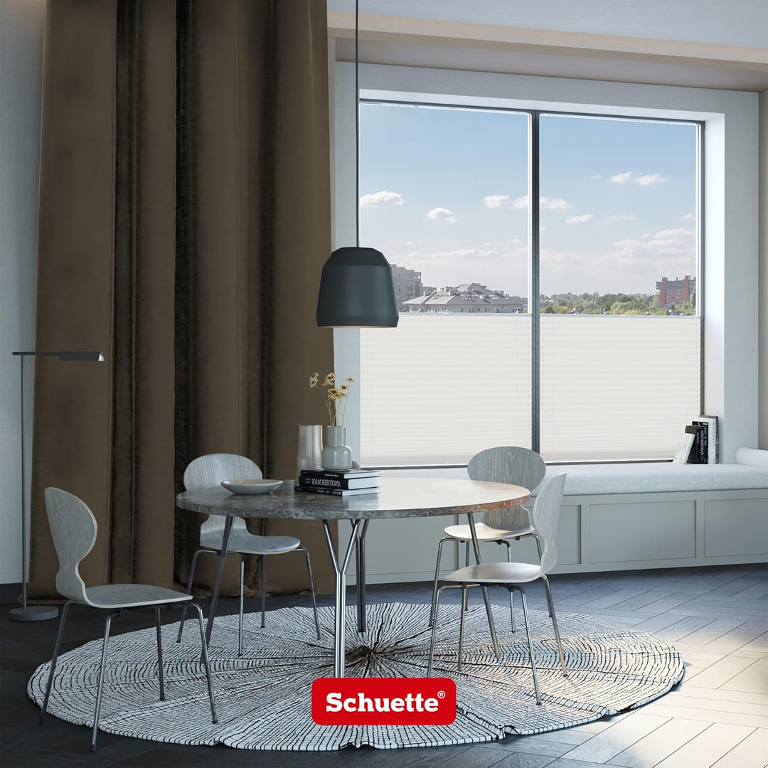 Schuette® Verdunkelungs-Vorhang Gardine mit Ösen ● Millenium Velvet: Bright Lead (Braun) ● 135x130cm
