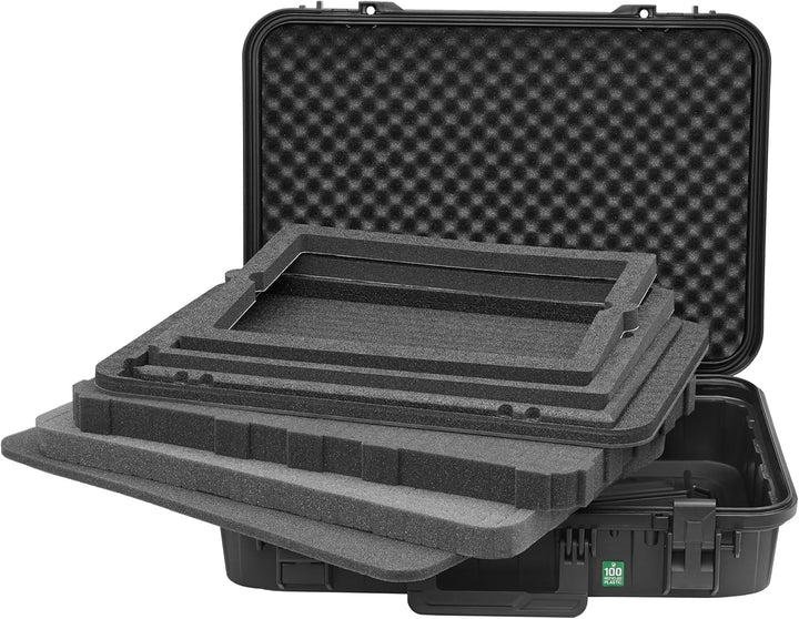TOMcase Laptop Koffer 16-18 Zoll wasserdicht - ECO Schutzkoffer - Outdoor | Koffer für Notebook Tabl