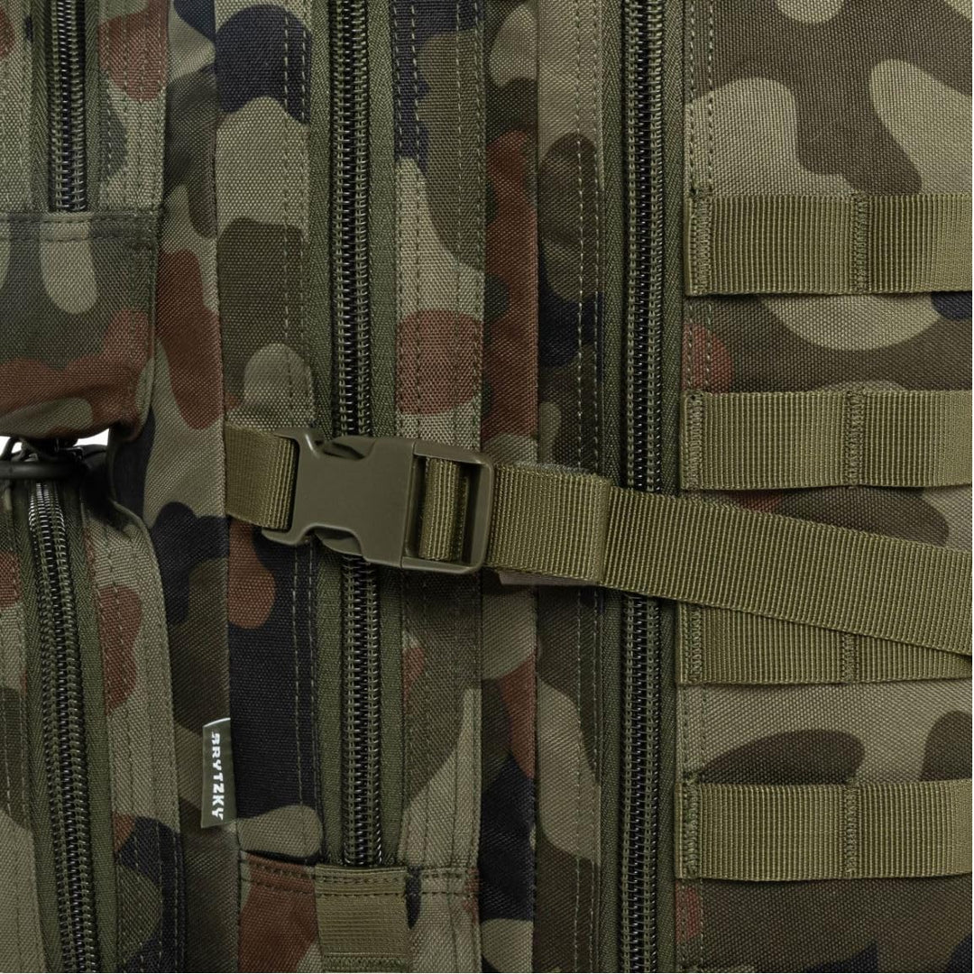 Tactical Polygon Large 36L Taktischer Rucksack – PL Woodland | Militär & Outdoor Rucksack Herren | M