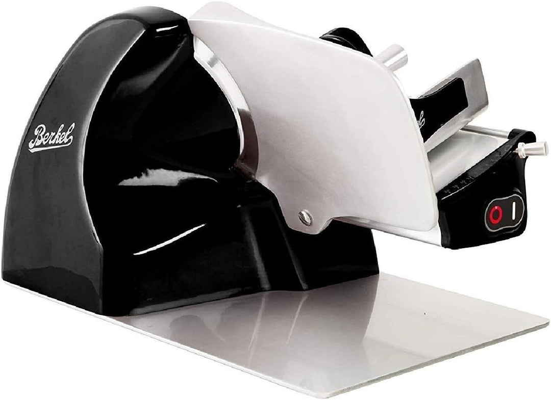 Berkel - Home Line 200 + Das Schneidebrett Termisch behandeltes Eschenholz + Messer-Abnehmer + Slice