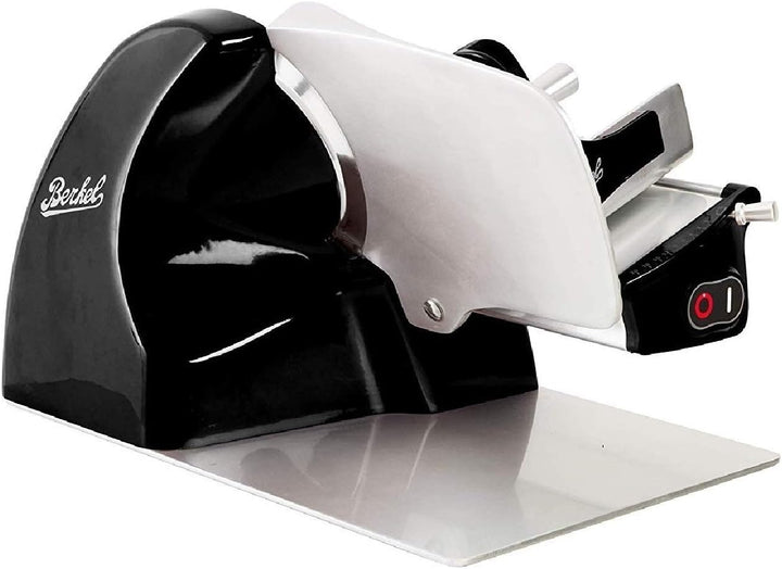 Berkel - Home Line 200 + Das Schneidebrett Termisch behandeltes Eschenholz + Messer-Abnehmer + Slice