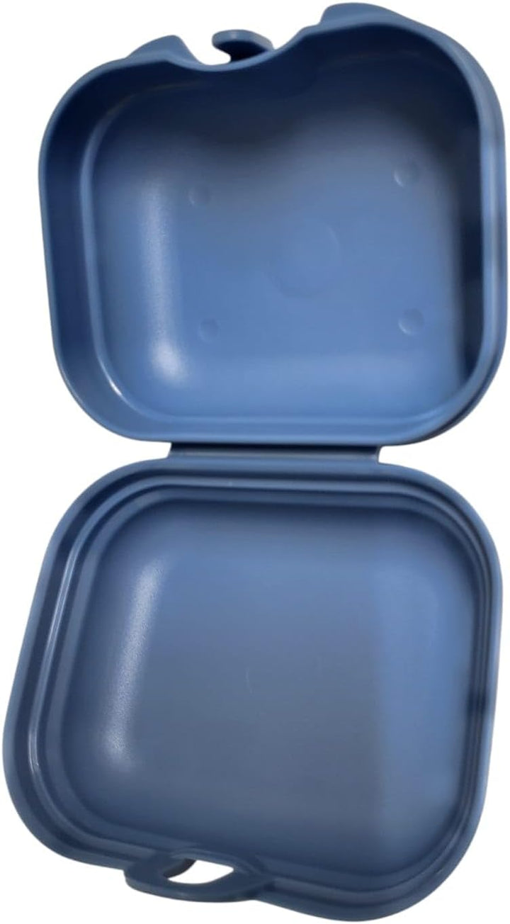 Tupperware To Go Mini-Twin Grösse 1 kleine Brotdose MiniTwin Twin Schule Kindergarten blau dunkelbla
