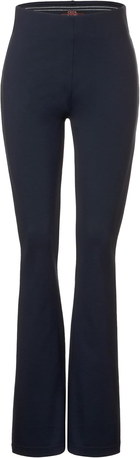Cecil Damen Bootcut Stretch Hose S / 32L Night Sky Blue, S / 32L Night Sky Blue