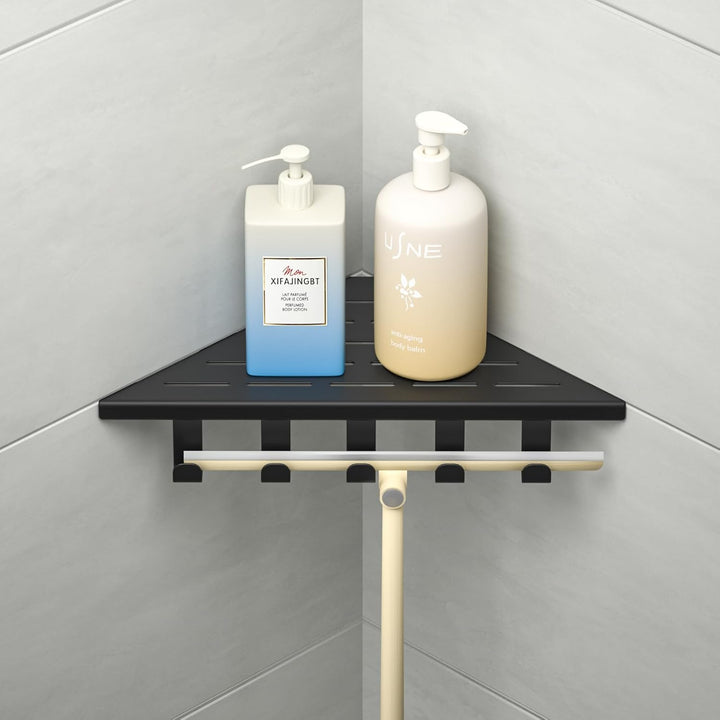 Eck-Duschregal Edelstahl 304,Eckregal Dusche 25.4cm,Duschablage Ecke für Badrenovierung,Eckablage Du