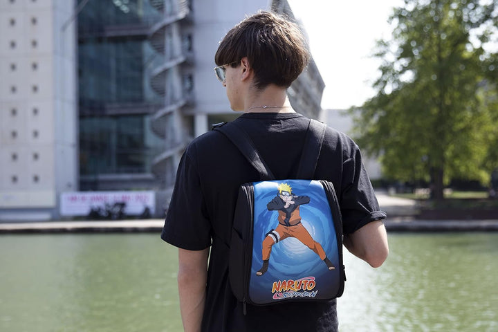 Konix Naruto Shippuden Rucksack zum Schutz und Transport von Konsole, Spielen und Zubehör Nintendo S