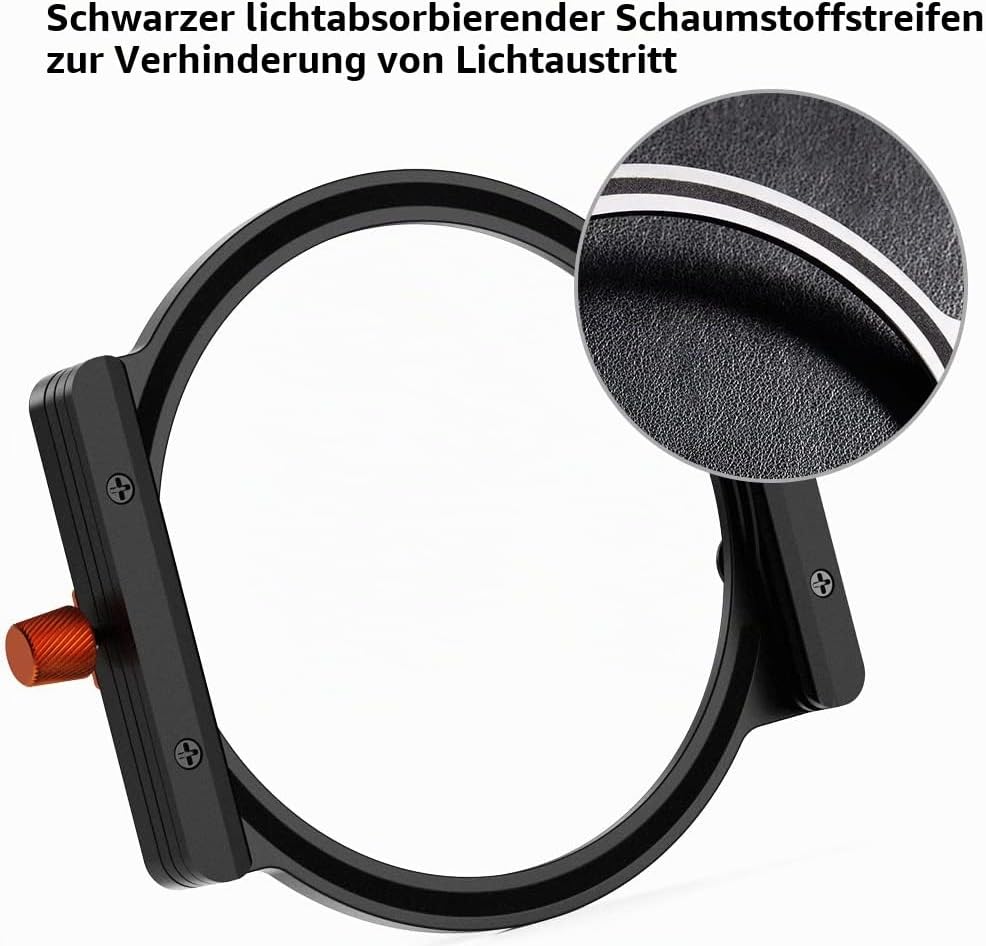 K&F Concept Nano-X Filterhalter Kit Rechteck-Filterhaltersystem(inkl.8er Filter Adapterringe), Filte