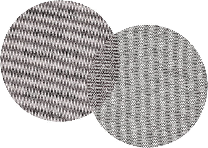 Mirka Abranet Netz-Schleifscheiben Ø 150 mm Klett / Korn P240 / 50 Stk / zum Schleifen von Holz, Spa