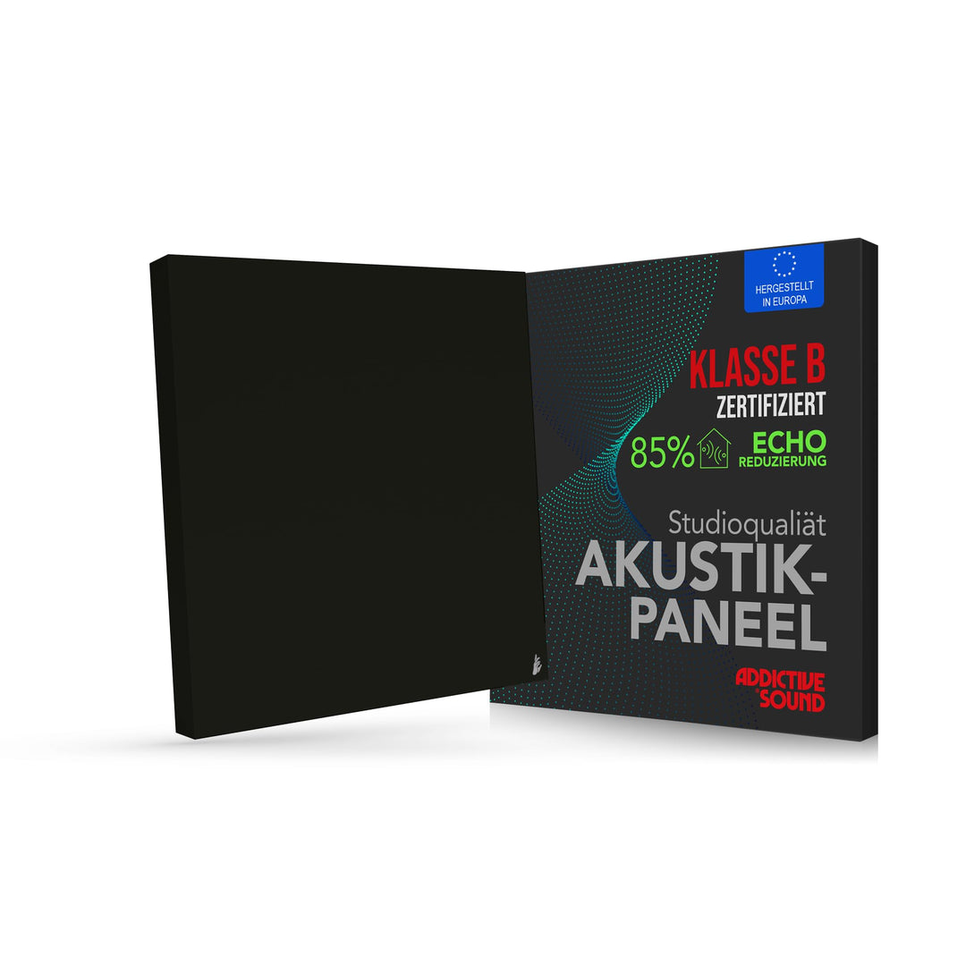 Addictive Sound Schalldämmung Wand 50x50x6 cm Premium - Akustikpaneele Wand - Schallabsorber Bild -