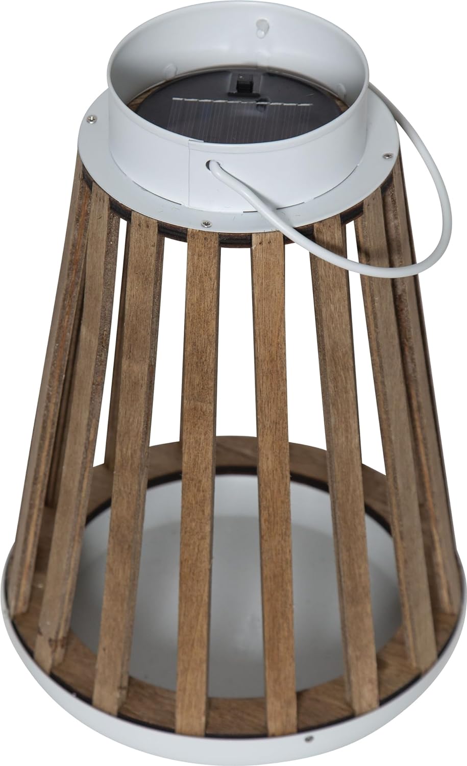 Star LED-Solar-Laterne 'Catania', Holz/Metall, 19x28cm,