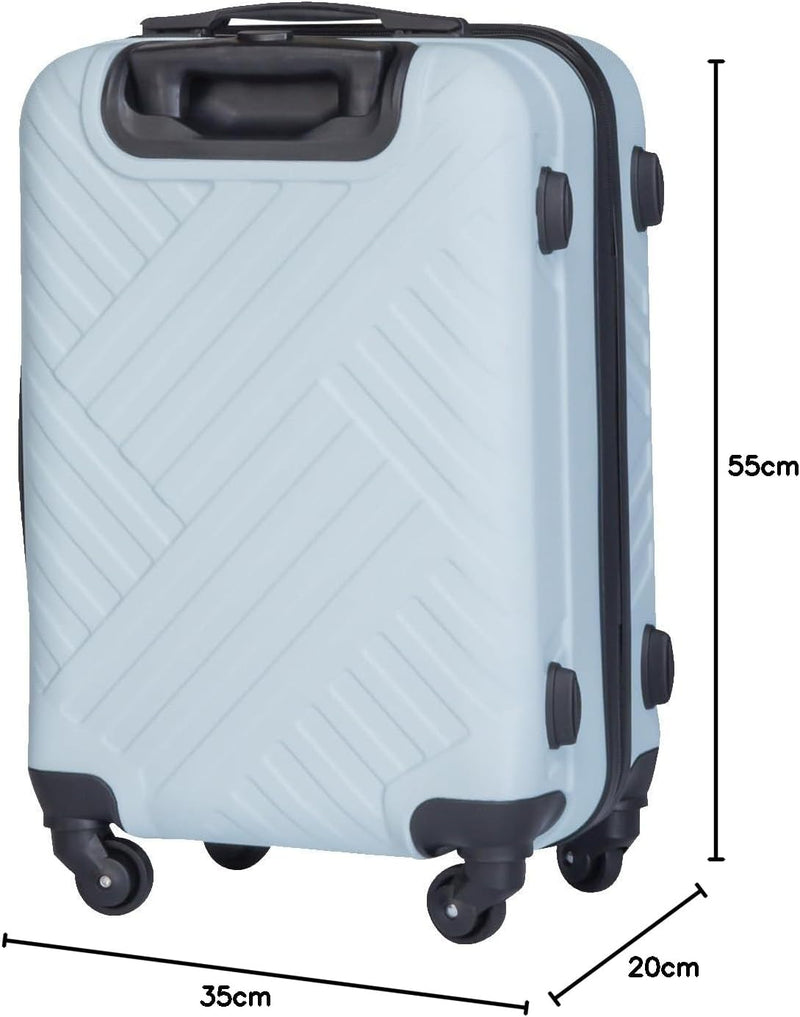 Xonic Design Boardcase Reisekoffer - Hartschalen-Koffer mit 360° Leichtlauf-Rollen - hochwertiger Ka