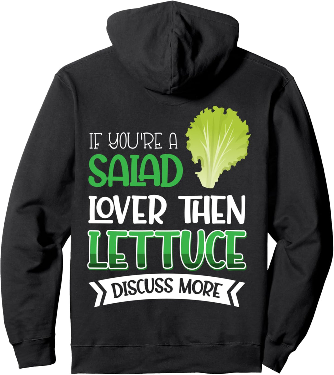 Vegan Vegetarier Salat Spruch Lettuce Pullover Hoodie