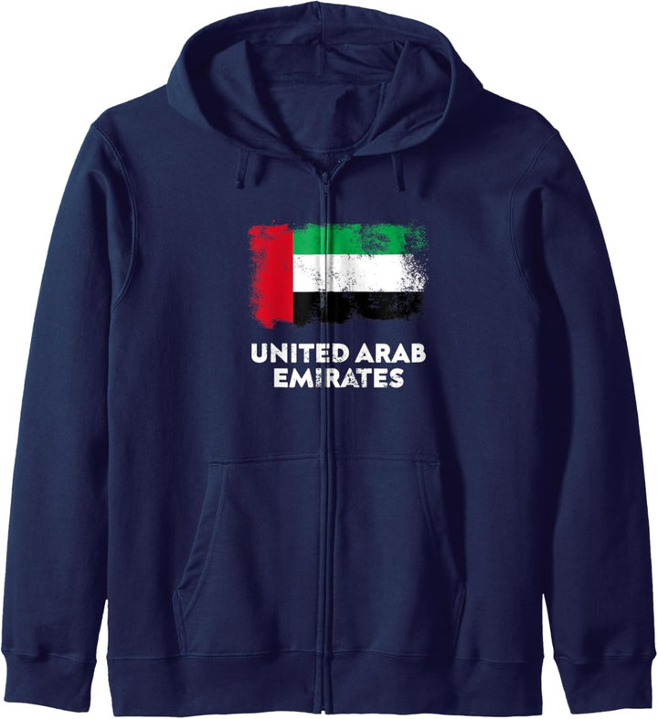 United Arab Emirates Flagge Vereinigte Arabische Emirate Kapuzenjacke