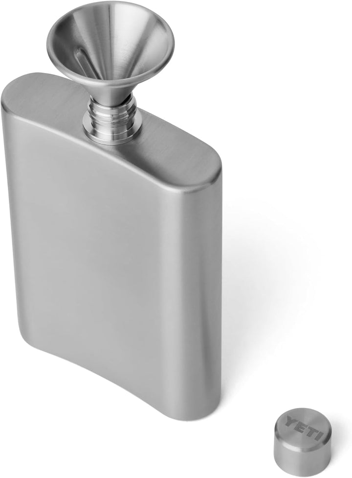 YETI Rambler Flachmann, Stainless Steel, 7 oz (207 ml), Stainless Steel
