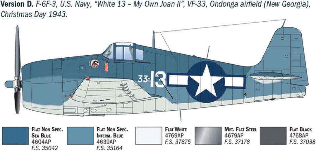 Italeri 91213 1:72 Grumman Hellcat F6 F-3 - Modellbau, Bausatz, Standmodellbau, Basteln, Hobby, Kleb