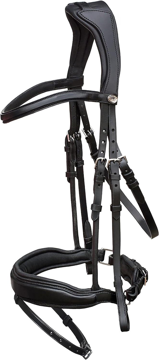 Schockemöhle Stanford Anatomic Snaffle Bridle Schwarz VB, Schwarz VB