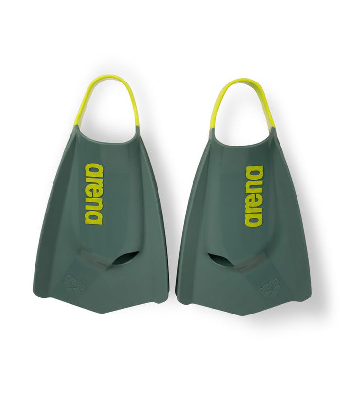 ARENA Powerfin Pro II Schwimmbad-Trainingsflossen, Schwimmflossen für Erwachsene, Flossen aus 100% S