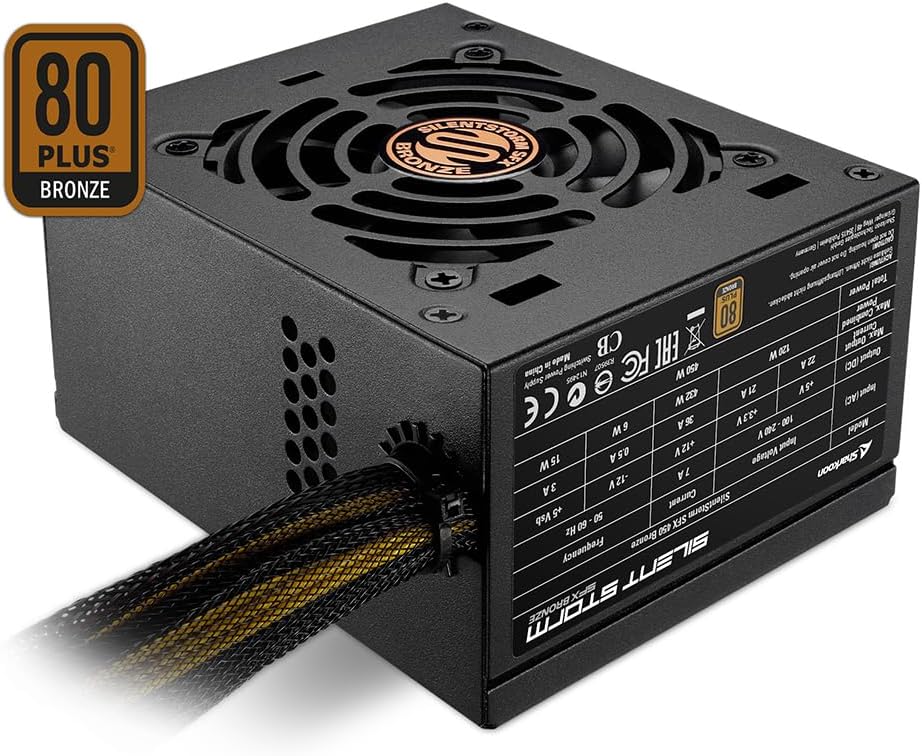 Sharkoon SilentStorm SFX Bronze PC-Netzteil (450 Watt, SFX)