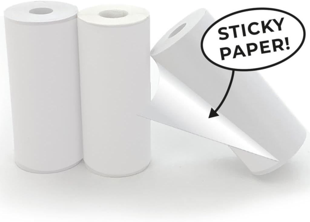 Hoppstar Modell Hoppstar Nachfüllpapier, 3 Rollen selbstklebendes Papier