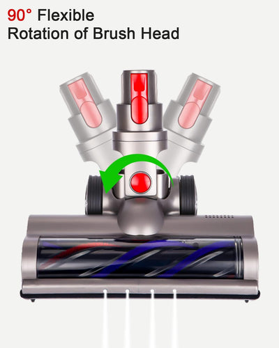 Bürste Zubehör Kompatibel mit Dyson V7 V8 V10 V11 V15 Staubsauger Ersatz Direktantrieb Motorkopf mit