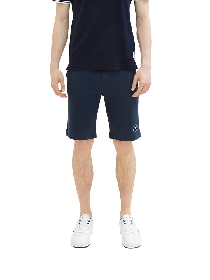 TOM TAILOR Herren Basic Sweat Shorts, 10668 - Sky Captain Blue