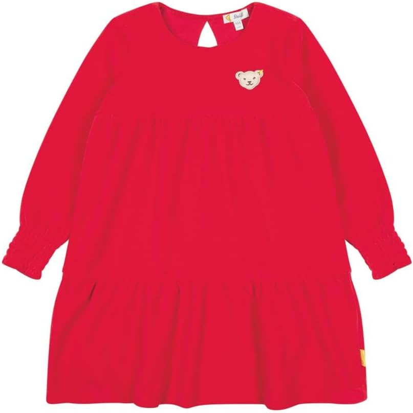 Steiff Mädchen Einfarbig Kleid, 98