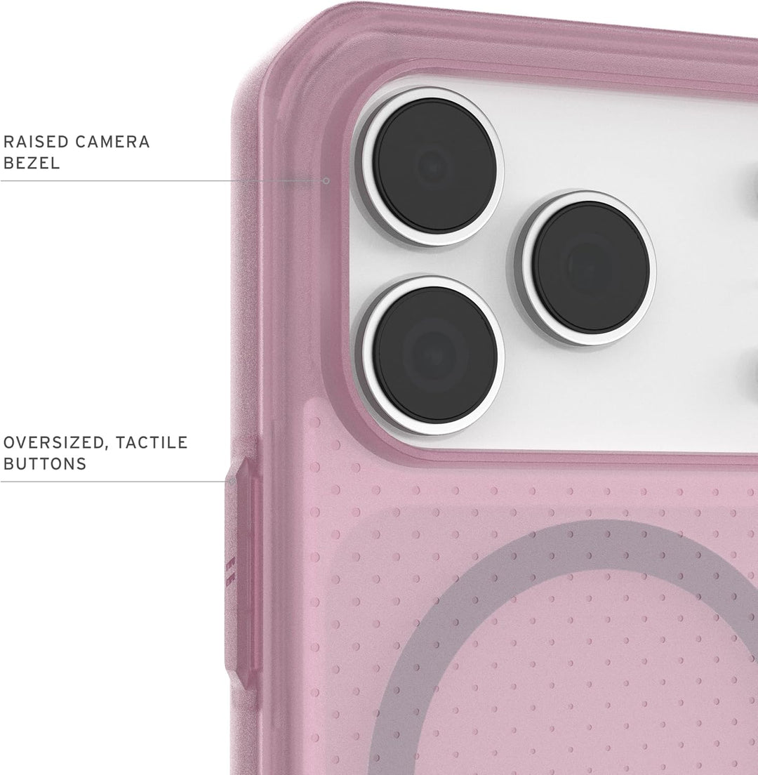 URBAN ARMOR GEAR Dot Case Apple iPhone 17 Pro Hülle (Magnetring, Abgeflachte Ecken, Wireless Chargin