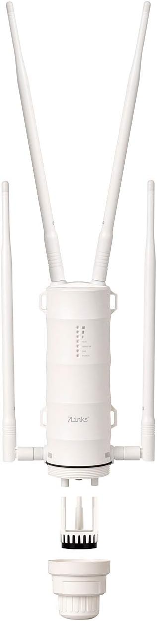 7links WLAN Verstärker: Wetterfester Outdoor-WLAN-Repeater mit 1.200 Mbit/s, für 2,4 & 5 GHz (WLAN A