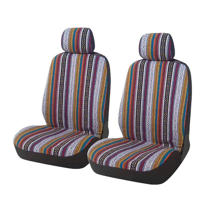 AUTOYOUTH Baja Bunte Decke Autositzbezüge Vordersitze Autositzschoner für Hund Kinder Sport Arbeit W