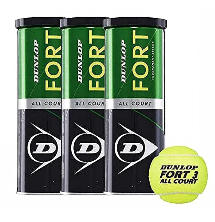 Dunlop Fort All Court Tripack 9 Bälle (3x3)