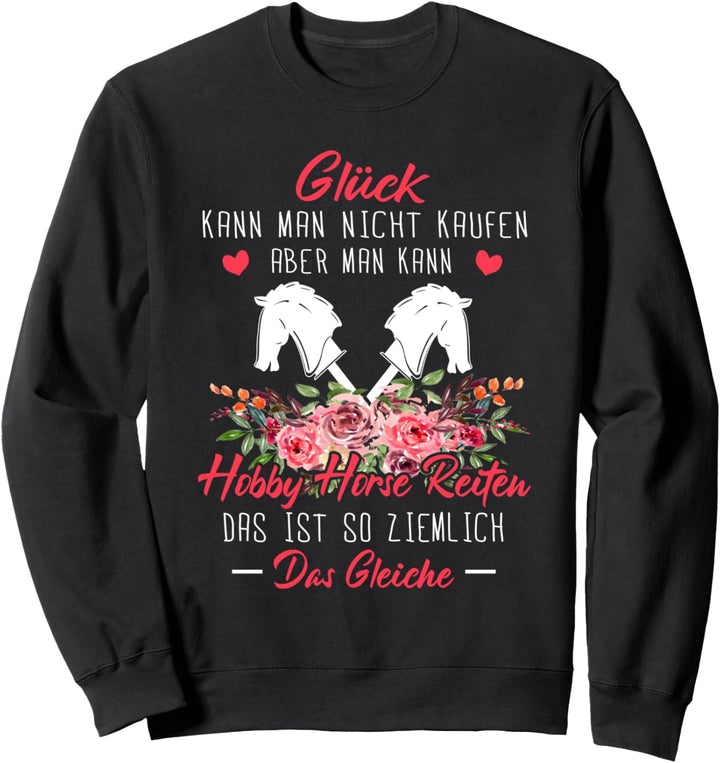 Hobby Horse reiten Mädchen Hobby Horsing Steckenpferd Sweatshirt