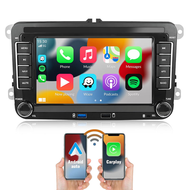 SIXWIN 2+64G Android 13 Autoradio für VW Golf 5 Golf 6 Skoda Polo Passat Tiguan Touran mit Carplay/A
