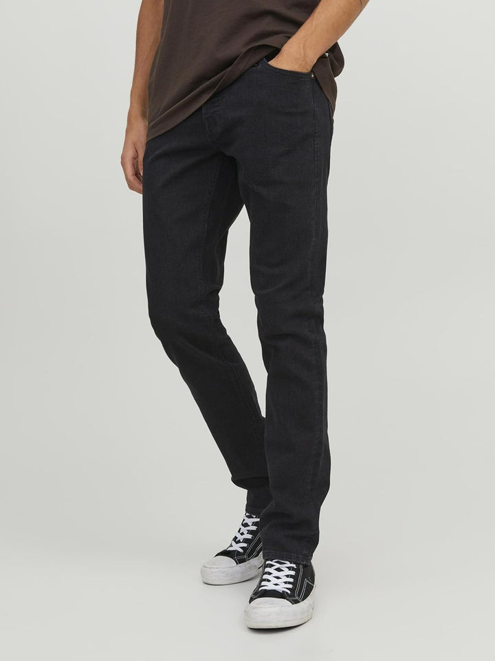 JACK & JONES Male Slim Fit Jeans JJIGLENN JJORIGINAL SQ 356 NOOS Slim Fit Jeans 30W / 30L Black Deni
