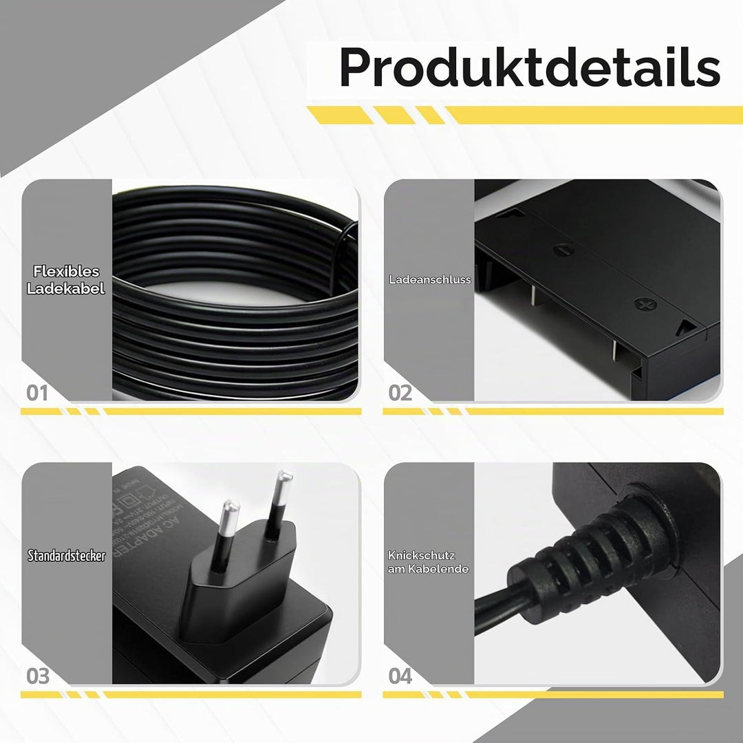 Komfortables Ladegerät für Kärcher Akku-Schnellladegerät-Set - schwarz