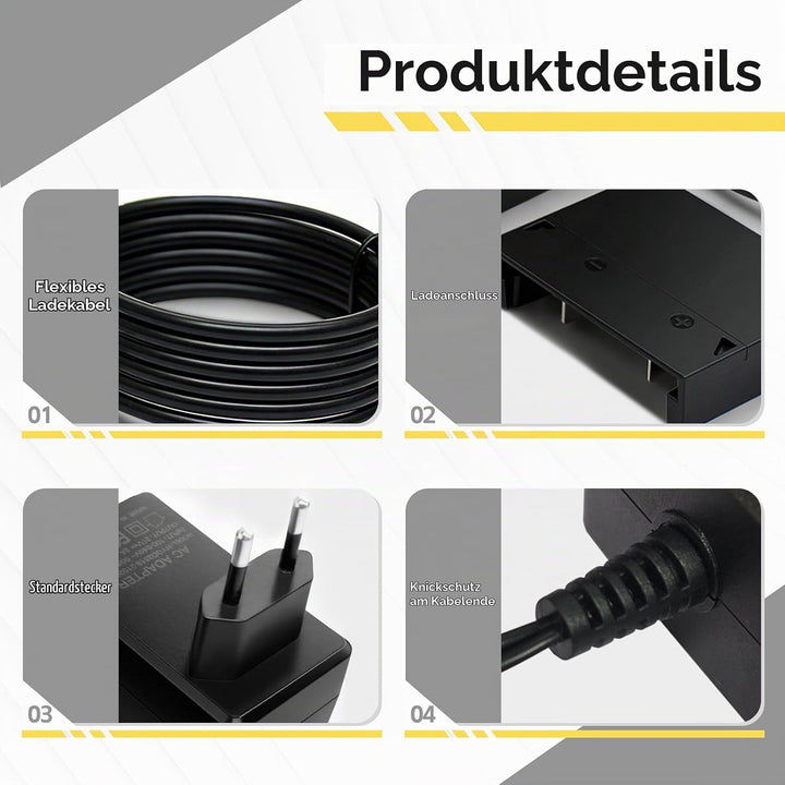 Komfortables Ladegerät für Kärcher Akku-Schnellladegerät-Set - schwarz