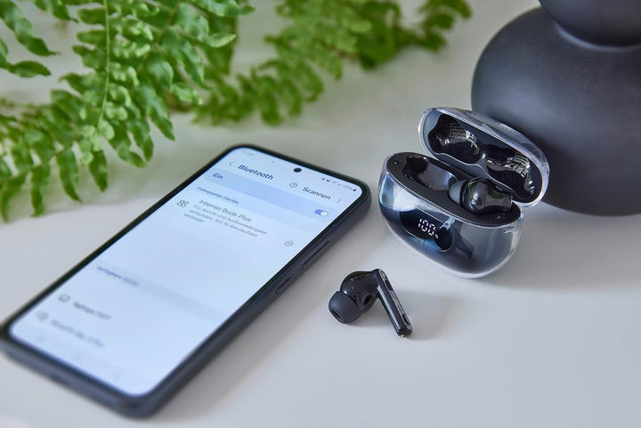 Intenso Buds Plus - TWS True Wireless Kopfhörer T310AE mit Active Noise Cancelling, ENC, Bluetooth u