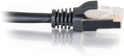 C2G 50M Cat5e Ethernet-Netzwerk-Patchkabel (STP) gebootet & geschirmt BLK Geschirmt 50M schwarz, Ges