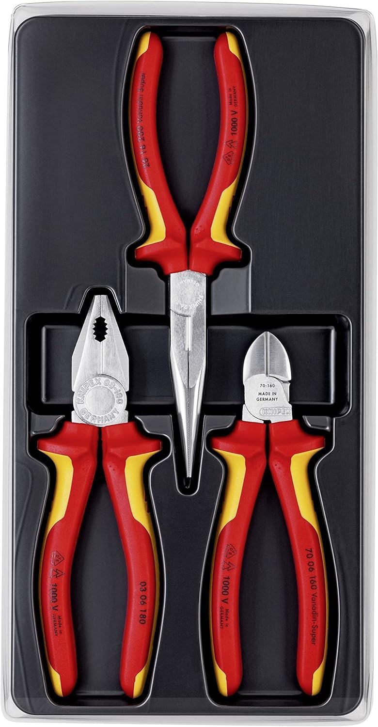 Knipex Elektro-Paket (SB-Karte/Blister) 00 20 12 Single