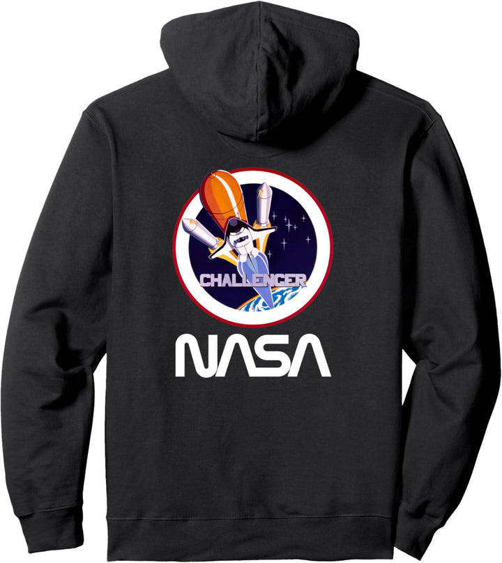 NASA Space Shuttle Challenger Crew logo Pullover Hoodie
