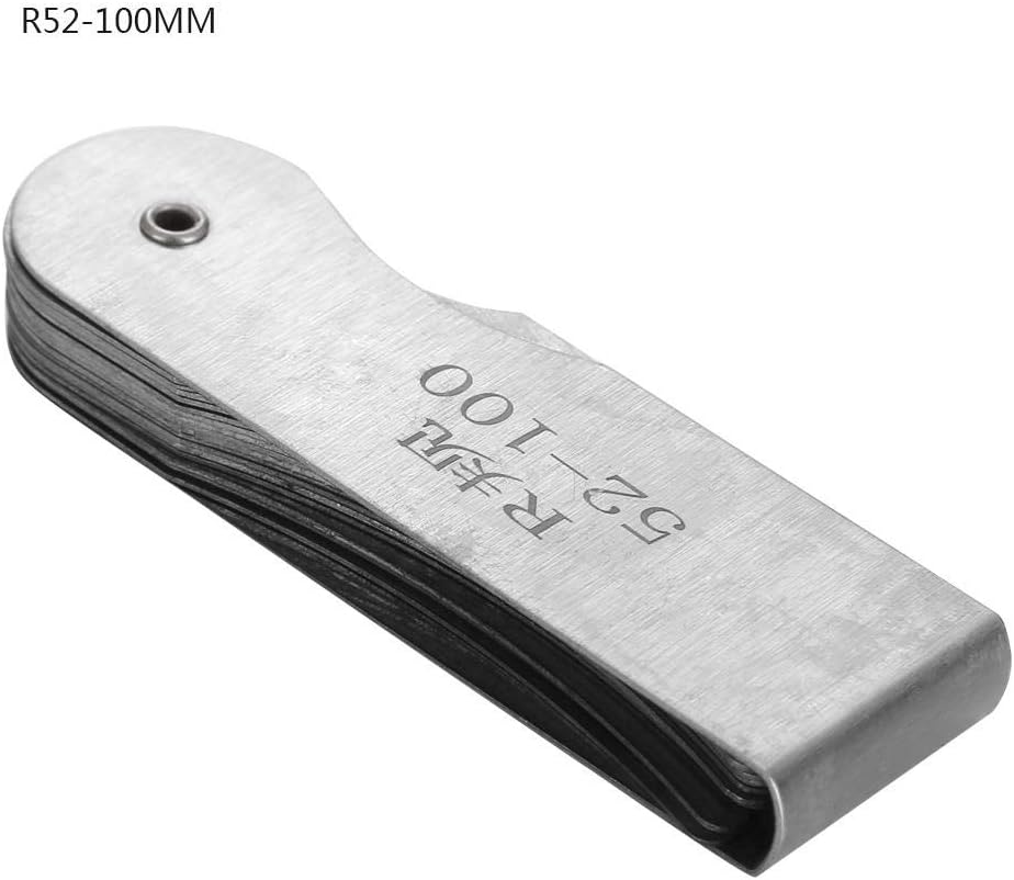Radiuskegelmessgerät Edelstahl Internes konkaves konvexes Messwerkzeug(R52-100MM)