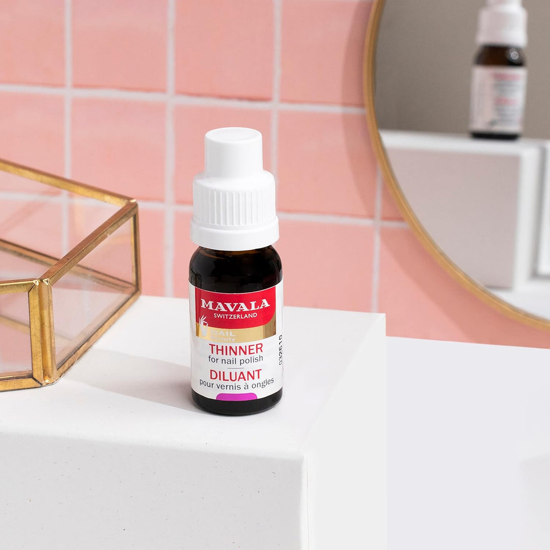 Mavala Nagellack Verdünner, für die richtige Konsistenz der Nagellack, 10 ml