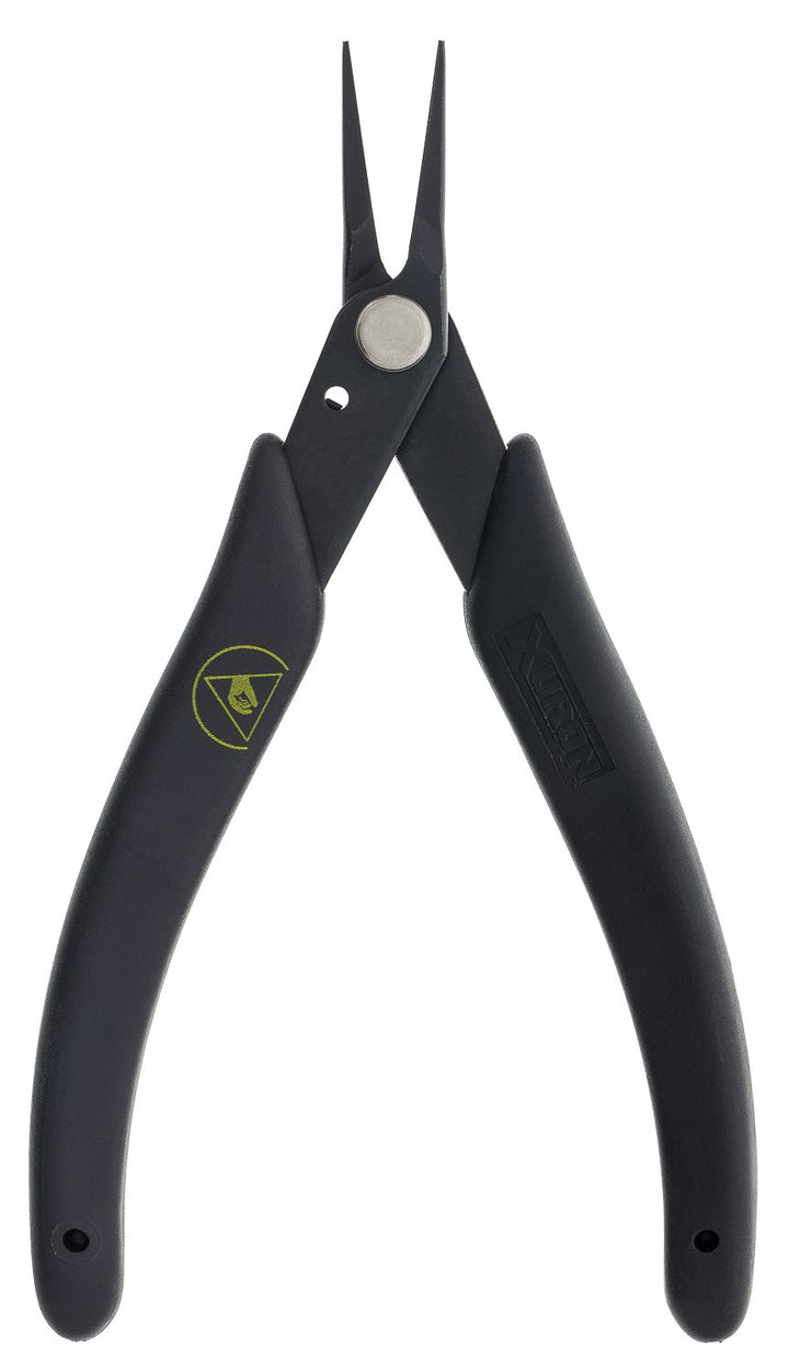XURON 450AS Tweezer Nose Pliers - ESD Safe Grips with Static Control Grips, with Static Control Grip
