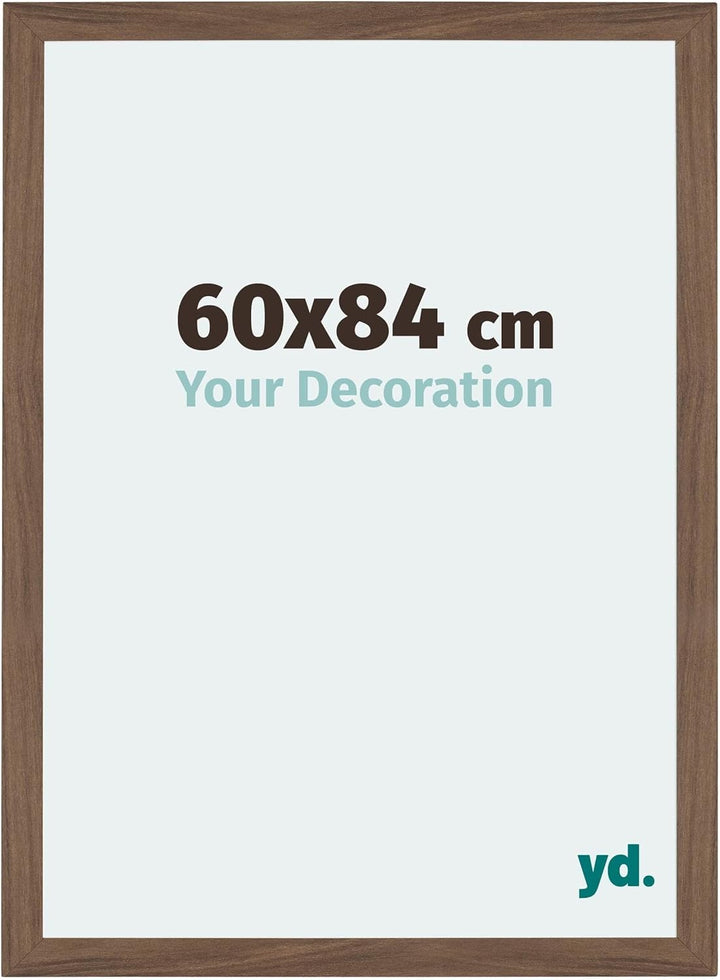 yd. Your Decoration - Bilderrahmen 60x84 cm - Bilderrahmen aus MDF mit Acrylglas - Antireflex - Ausg