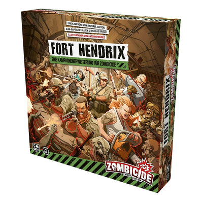 CMON | Zombicide 2. Edition – Fort Hendrix | Erweiterung | Kennerspiel | Dungeon Crawler | 1-6 Spiel