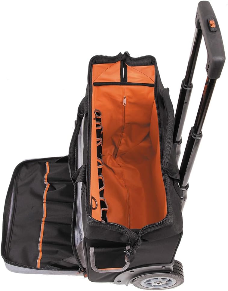 Klein Tools 55456BPL Tradesman Pro Tech Rucksack, 55452RTB Werkzeugtasche mit Rollen, Werkzeugtasche